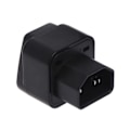 Miniatyrbillede 5 af 11: IEC 320 C14 til universel strømstik hun AC Strømstik Sort