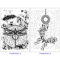 Miniatyrbillede 3 af 11: Søde Dragonfly Gennemsigtige Stempelark til DIY Scrapbooking/Kortfremstilling null - OS-010