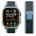 Miniatyrbild 1 av 7: Trailrem för Apple Watch Ultra 2 band 49mm 44mm 45mm 40mm 41mm 38mm 42mm 45 44 mm armband iWatch series 8 9 7 6 5 3 se B grön B green 42 44 45 49mm