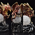 Miniatyrbilde 5 av 8: Fargeskiftende Lava Resin Base Dragon Statyer Luminescent Holy Dr A11 onesize A11 onesize