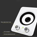 Pikkukuva 3 / 3: Kompakti 2.1 subwoofer USB-kaiutin, tehokas kannettava älypuhelin