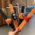 Miniatyrbilde 4 av 8: Halloween Gresskar Klappsirkel Spøkelses Armbånd Slap Armbånd S D Onesize D Onesize
