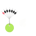 Miniatyrbillede 1 af 5: Fiske Bobber Perler Stop - Flyde Sænke Stop (10 stk)