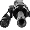 Miniatyrbillede 8 af 8: 25,4 mm/30 mm lommelygte diagonal arm montering aluminiumlegering Flas Black 30mm Black 30mm