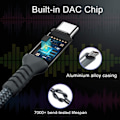 Miniatyrbillede 4 af 5: USB C 3,5 mm Jack Adapter, typ-c Hane Konverter Hovedtelefoner Audio Hovedtelefonstik Ledning Til Samsung Galaxy S20 S21 S22 Fe, ikke 20 21 Fold Z Flip 3 Ultra, tab