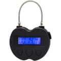 SHINING HOUSE Timer Hængelås LCD Display USB Tidslås USB Tidsforsinkelseslås Multifunktionel Lokationsformål UDGIVELSE til STUDENTER