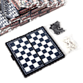 Miniatyrbild 5 av 8: 32-bitars minischackset Schackbräde i plast Hem Utomhus Po En storlek A one size