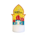 Miniatyrbillede 5 af 6: Ramadan LED Lys Lanterne Natlys LED Festlanterner Pynt Bar Rekvisitter Ferie Lys Udendørs Fest Dekorationer null - 8