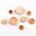 Miniatyrbillede 8 af 11: DIY Dukkehussæt Dukkehussæt Håndværk Legetøj med Møbler Mini Træhus Miniature Værelse Håndværk Legetøj til Børn Voksne null - A