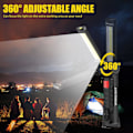 Miniatyrbillede 3 af 5: 2 stk. USB-genopladelig lommelygte, LED-lommelygte, bærbar ma W51