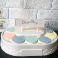 Miniatyrbillede 4 af 5: Elkarusell Cupcake Stativ Automatisk Roterende Dessert Stativ 2