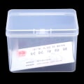 Miniatyrbilde 3 av 7: 9*5,9*6,5cm Emballasjeboks Chip Box Oppbevaring Transparent plast Transparent one size Transparent one size
