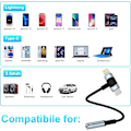 Pikkukuva 5 / 5: iPhone USB-C - 3,5 mm:n kuulokeliitäntäadapteri, Lightning-liitinmuunnin iPadille