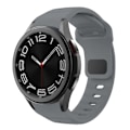 Miniatyrbilde 1 av 7: Silikonrem til Samsung Galaxy Watch 6 Classic 47mm 43mm/4 classic 46mm 42mm Armbånd Galaxy Watch 5/5pro 45mm/4/6 40mm 44mm Grå Gray watch 6 classic 47mm