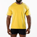 Miniatyrbild 1 av 4: Andningsbar sport-T-shirt för män - Nordisk minimalistisk - träningsväsentlig Yellow L