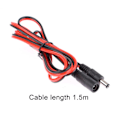 Miniatyrbillede 2 af 5: 16AWG DC-strømkabel 5,5 x 2,1 mm forbindelseskabel 12V Power Exten