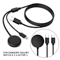 Pikkukuva 2 / 5: Magneettinen latausteline, latauskaapeli, yhteensopiva watch 6 5 4 Active 2 USB -pikalatauskaapeli, virtalähdekaapeli