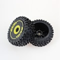 Pikkukuva 2 / 3: 4 kpl etu- ja takarenkaat Yhteensopiva Wltoys 144001 144010 Rc-auton kanssa
