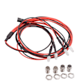 Miniatyrbillede 3 af 5: 1/24 RC LED-lys Axial Scx24 LED-lys SCX24 90081 AXI00002 Opgraderingsdele Rc Crawler LED-lyssæt 2 Hvid 2 Rød 3 mm