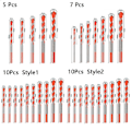 Miniatyrbillede 3 af 5: Diamantborr Trekantborr 10ST/ SET STYLE2 10ST/ SET STYLE2 10st/ set Style2