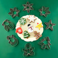 Miniatyrbild 4 av 7: 5st DIY Julserie Kakform Rostfritt Stål Bisc D onesize D onesize