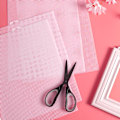 Miniatyrbillede 6 af 7: 6 stk. plastnet lærredsplader til broderi, 34,3x26,5 cm 7 tællinger plastnet lærredsplader korssting plast Aida plastnet skærm (hvid)