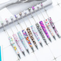 Miniatyrbillede 4 af 11: Beadable kuglepenne Bead Rollerball pen Plast DIY blækpenne Perlepenne Gave til børn Studerende Kontor Skoleartikler null - 2