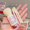 Pikkukuva 3 / 5: Cartoon-retractable 4 in 1 Travel Portable Makeup Brush Set