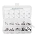 120 st E-clips Rostfri Stålbricka Extern Låsring Låsringssortiment Kit 1,5 mm-10 mm