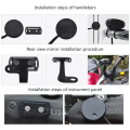 Miniatyrbilde 4 av 10: 4-i-1 Timer, Tid, Termometer og Voltmeter for 12V Motorsykkel - Lufttemperatur