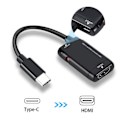 Miniatyrbild 1 av 5: USB-C Typ C till HDMI-kompatibel adapter USB 3.1-kabel för MHL A