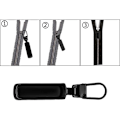 Miniatyrbild 5 av 5: 4 st Metal Dragkedjekläppar för Kläder, Jeans, Bagage - Utbytbar Dragkedjekläpp Reparationssats