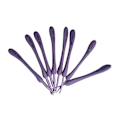 Pikkukuva 2 / 5: 8 kpl/setti 2,5-6,0 mm lilat virkkuukoukut Set Craft Weaving Stickt