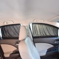 Pikkukuva 8 / 11: 2 kpl Universaali Auton Auringonsuojus Sivuikkunan Verho Auto Taitettava UV-Suoja Musta Puhdas Kangas Auringonsuoja Verhot Peite Auto-Tyylittely Beige 50x39cm