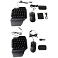 Miniatyrbilde 2 av 11: Mobil Kontroller Spill Tastatur Mus Konverter for PUBG Kontroller Gamepad USB Forlenger for Android Mobiltelefon null - C