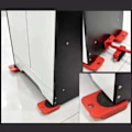 Miniatyrbild 5 av 5: Möbelflyttare Lätt att flytta-Sliders 5Pack-Mover Set för Kylskåp Justerbar-Höjd -Maximal belastningsvikt 200kg Base