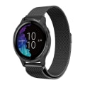 Miniatyrbillede 2 af 11: Rustfrit stål Milanese magnetisk rem til Garmin venu 2/venu SQ/venu 2S Venu2S Black
