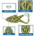 Miniatyrbilde 4 av 5: Roterende dobbeltbeint Thunderfrog 9cm/13,7g Flytende utendørs fiske biomimetisk agn