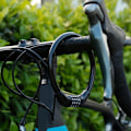 Miniatyrbillede 4 af 5: Bærbar cykellås med kode, Universal elektrisk cykel scooter lås, Blå