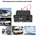 Miniatyrbilde 3 av 5: Lensepumpebryter, 12V DC LED-indikator Lensepumpepanel Manuell På/Av-bryter/Auto Båt Marine