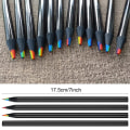 Miniatyrbilde 3 av 6: 10 stk 7 farger Gradient Rainbow Penner Jumbo fargede penner f A 10Pcs A 10Pcs