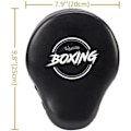 Miniatyrbillede 3 af 4: Bokse Curved Focus Punching Mitts - Læder Træningshåndpuder, Ideel til Karate, Muay Thai Kick, Sparring, Dojo, Kampsportsudstyr