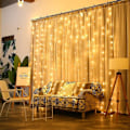 Miniatyrbillede 4 af 5: Utomhus String Light Dekoration Led Icicle 3x3m 300 Leds