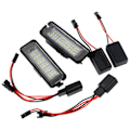 Miniatyrbild 1 av 5: 2x LED-nummerplåtsljus för VW GOLF MK4 MK5 MK6 PASSAT EOS Err