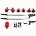 Miniatyrbillede 5 af 5: Deadpool Actionfigur Model Dukke Skrivebords Pynt Legetøj Gave