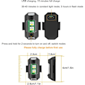 Pikkukuva 3 / 5: 4 kpl Strobe-lennokkivaloa, 7 väriä LED-lentokoneen Strobe-valot ja USB-lataus Strobe-valo Lennokki Yövalo moottoripyörälle, RC-autolle, RC-veneelle, lennokille