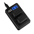 Miniatyrbillede 4 af 5: Lille batteri LCD Micro USB-lader Pålidelig opladningstilbehør til 6000, 5000, 5100, ILCE6000, batteriladebase