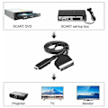 Miniatyrbilde 2 av 4: Scart til HDMI Konverter Audio Video Adapter for HDTV/DVD/Dekoder/PS3/PAL/NTSC Starlight..