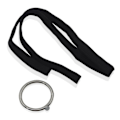 Pikkukuva 3 / 4: Sormus ja silmukka taikatemppu Magia Hoop Rope Escape Magie Mentali Musta onesize Black onesize