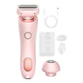 Silky Glide Pro Elektrisk Bikini Trimmer for Kvinner, 2-i-1 Hårfjerning for Ben, Armer, Armhuler & Ansikt Pink